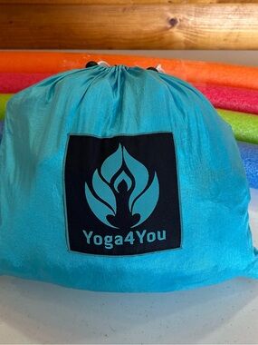 Teal Yoga Swing w/Tote Bag